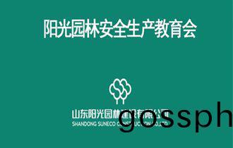 【內(nei)部】| 陽(yang)光園林(lin)開展(zhan)“國(guo)傢安全教(jiao)育日”安全生産教育活(huo)動(dong)
